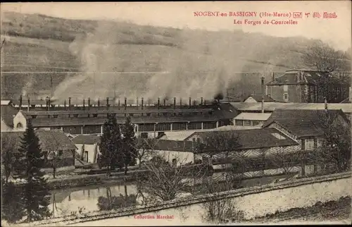 Ak Nogent in Bassigny Haute Marne, Les Forges de Courcelles