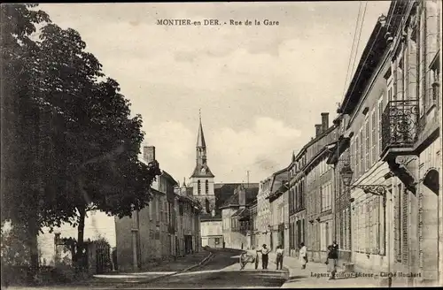 Ak Monter in Haute Marne, Rue de la Gare