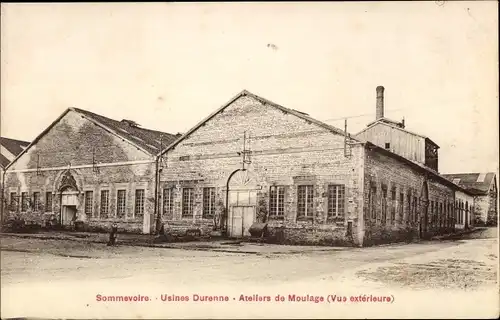 Ak Sommevoire Haute Marne, Fabriken in Durenne