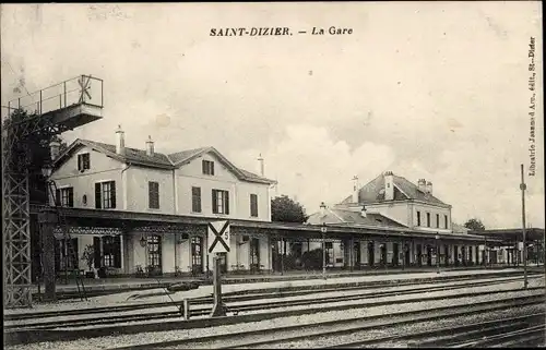 Ak Saint Dizier Lorraine Meuse, La Gare