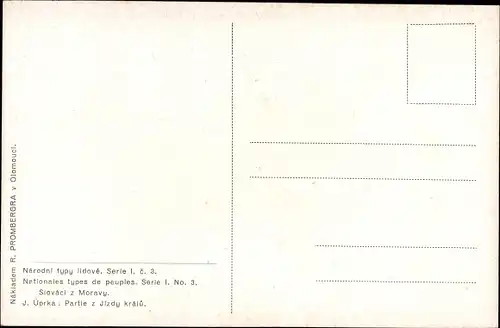 Künstler Ak Uprka, J., Reiter in tschechischer Volkstracht