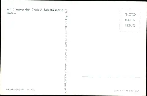 Ak Saalburg Ebersdorf Thüringen, Stausee Bleiloch Saaletalsperre, Schifffahrt am HO Hotel Kranich