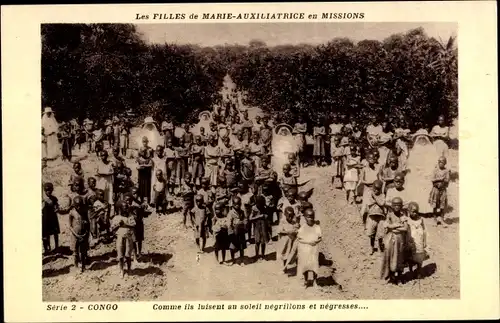 Ak Kongo, Die Töchter Mariens, Hilfe der Christen in der Mission