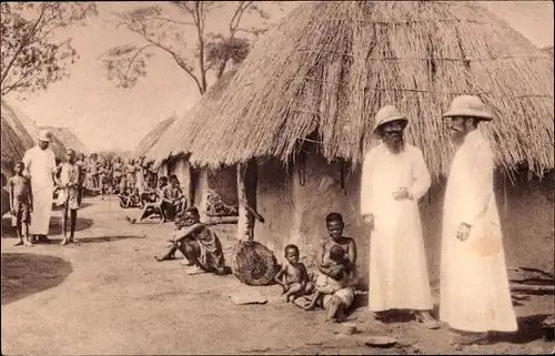 Ak Kongo, Missionen Afrikas, Ein kongolesisches Dorf