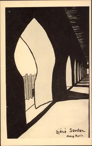 Künstler Ak Morin, M., Djene Sudan
