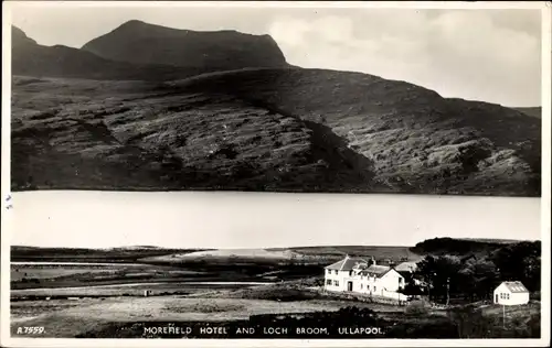 Ak Ullapool Schottland, Morefield Hotel and Loch Broom