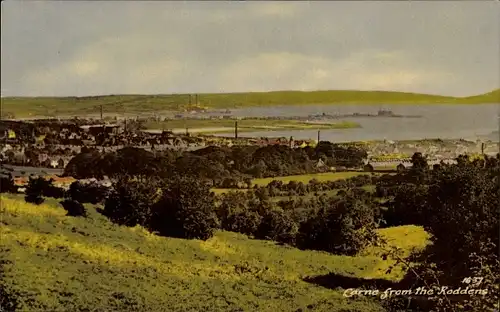 Ak Carne Cornwall England, Panorama from the Roddens