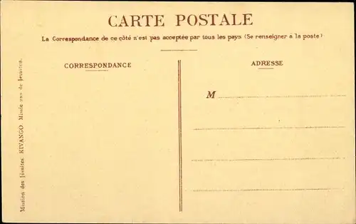 Ak Kisantu RD Kongo Zaire, Eine Biegung des Inkisi