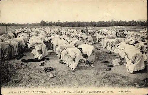 Ak Sahara Algerien, Das große Gebet zum Ende des Ramadan