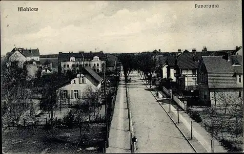 Ak Mahlow in Brandenburg, Straßenpartie