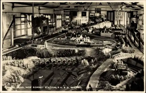 Ak Romney Kent England, Romney Hythe und Dymchurch Railway