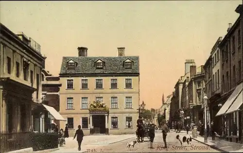 Ak Stroud Gloucestershire England, King Street