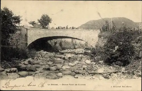 Ak La Bresse Vogesen, Grand Pont de Cloirie