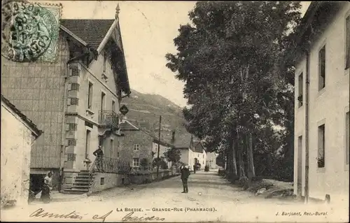 Ak La Bresse Vosges, Grande Rue