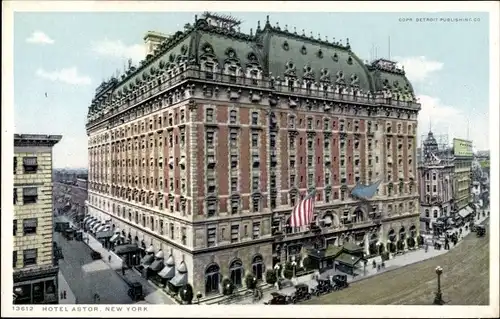 Ak New York City USA, Hotel Astor
