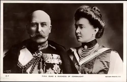 Ak Herzog und Herzogin von Connaught, Prinzessin Patricia