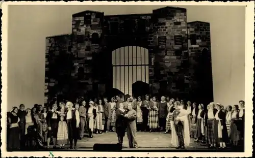 Foto Ak Szczecin Stettin Pommern, Opernszene, Fidelio, Finale