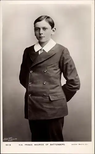 Ak Prinz Maurice von Battenberg, Portrait