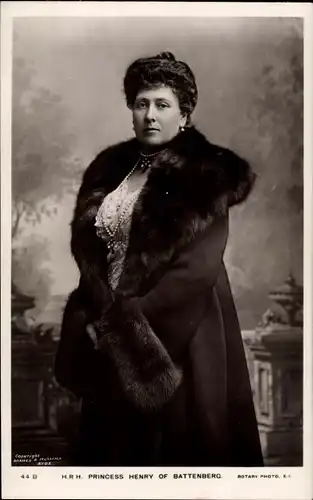 Ak Beatrice von Großbritannien und Irland, Ehefrau vonHeinrich Moritz von Battenberg, Portrait