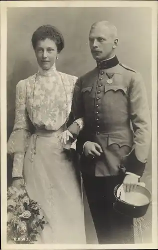 Foto Ak Otto zu Windisch-Graetz, Elisabeth Marie, Hochzeit