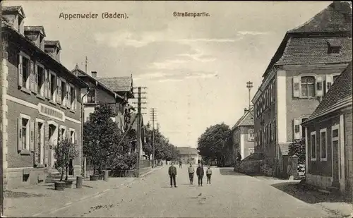 Ak Appenweier in Baden Schwarzwald, Straßenpartie