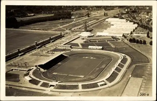 Ak Stuttgart in Württemberg, 15. Deutsches Turnfest 1933, Festplatz, Fliegeraufnahme