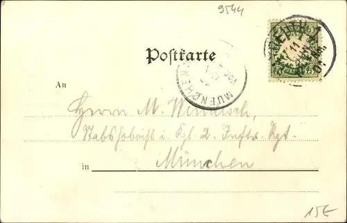 Passepartout Ak Bayreuth in Oberfranken, Schießhaus der Priv. Schützengilde