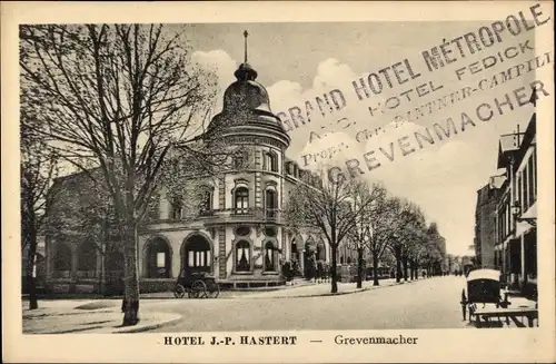 Ak Grevenmacher Luxemburg, Hotel J.-P. Hastert