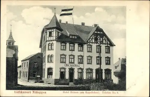 Ak Nideggen in der Eifel, Hotel Heinen, am Kapellchen