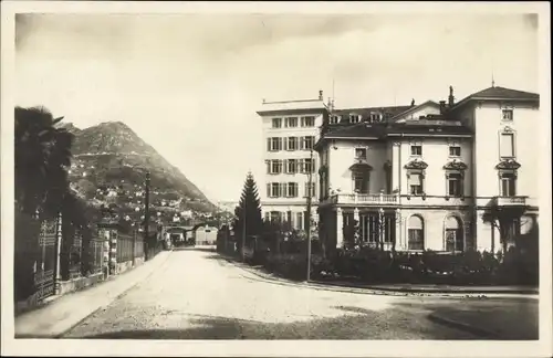 Ak Paradiso Lugano Kanton Tessin, Hotel Pension Terrasse