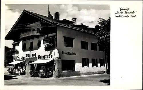 Ak Seefeld in Tirol, Gasthof Tiroler Weinstube