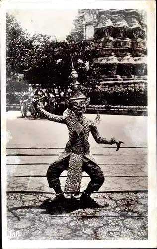 Ak Phnom Penh Kambodscha, Type de Danseuses du Palais du Roi
