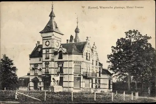 Ak Wouwse Plantage Wouwsche Plantage Nordbrabant, Kasteel, Hotel Goense