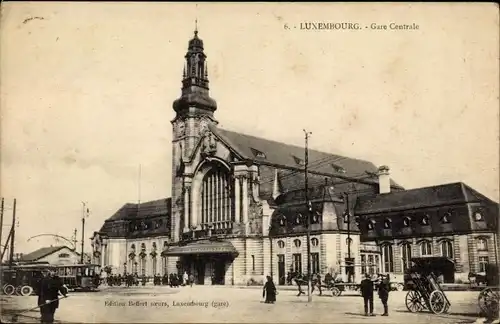 Ak Luxemburg Luxemburg, Hauptbahnhof