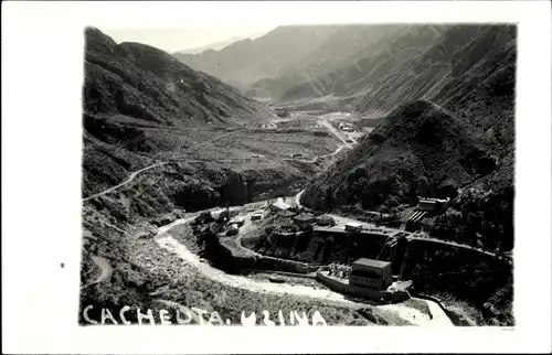 Ak Mendoza Argentinien, Cacheuta, Uzina