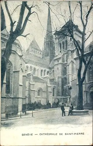 Ak Genève Genf Schweiz, Kathedrale St. Pierre