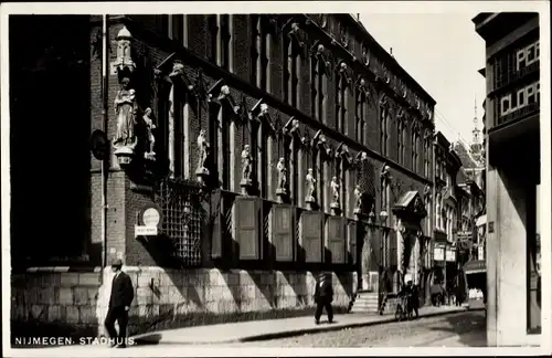 Ak Nijmegen Gelderland, Rathaus