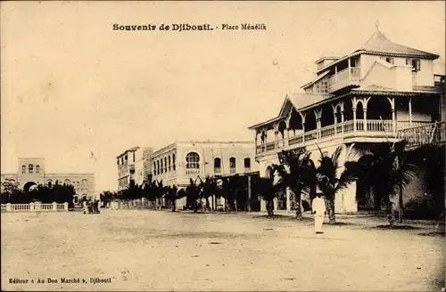 Ak Dschibuti, Menelik Platz