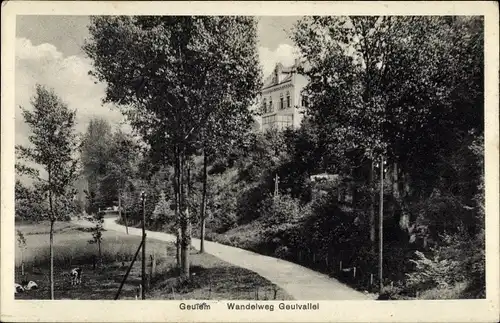 Ak Geulem Houthem Limburg Niederlande, Wandelweg