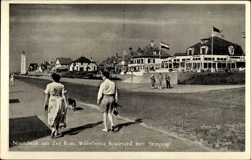 Ak Noordwijk aan Zee Südholland, Wilhelmina Boulevard