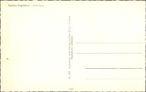 Ak Tegelhörn Itzehoe, Hochhaus