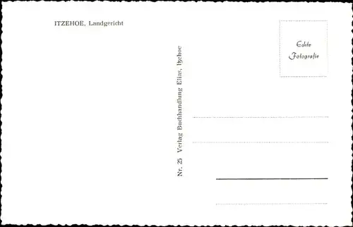 Ak Itzehoe in Holstein, Landgericht