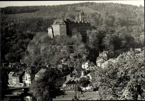 Foto Greiz im Vogtland, Ortsansicht mit Schloss