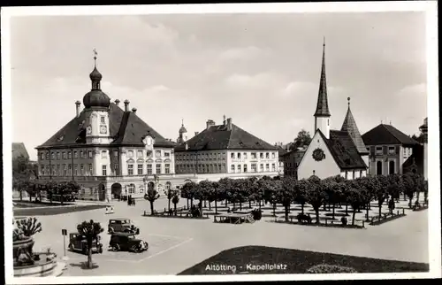 Ak Altötting in Oberbayern, Kapellplatz