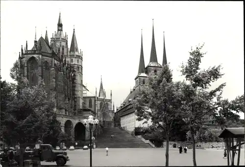 Foto Ak Erfurt in Thüringen, Dom, Severikirche