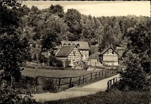 Ak Eisenberg in Thüringen, Waldgasthaus Walkmühle im Mühltal