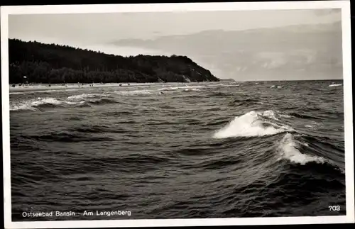 Ak Ostseebad Bansin Heringsdorf auf Usedom, Am Langenberg