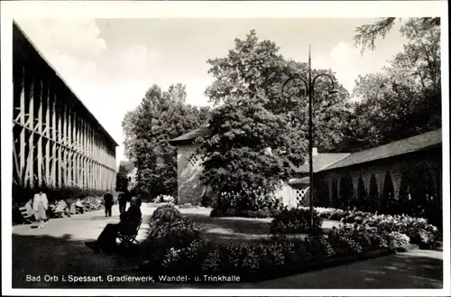 Ak Bad Orb in Hessen, Gradierwerk, Wandel- und Trinkhalle