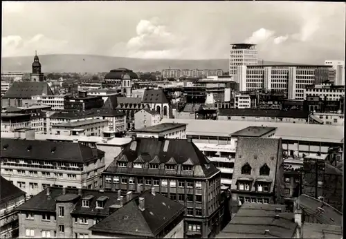 Ak Frankfurt am Main, Blick zum Fernmeldeamt