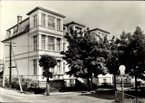 Ak Ostseebad Ahlbeck Heringsdorf auf Usedom, Ferienheim Carlsburg, VEB Bergbau Albert Funk Freiberg